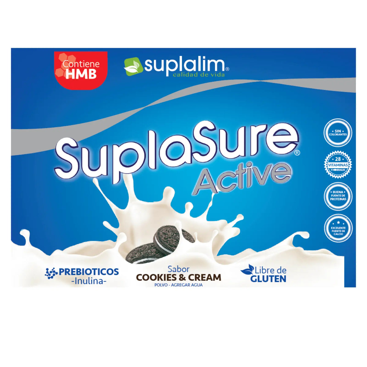 SUPLASURE cookies etiqueta