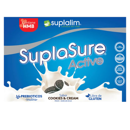 SUPLASURE cookies etiqueta