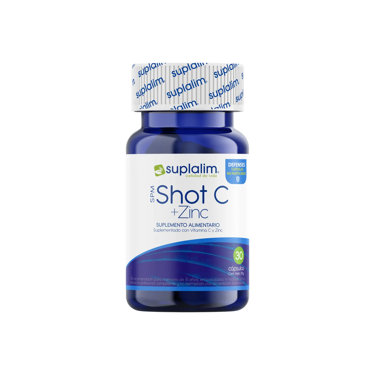 Suplemento vitamina C zinc