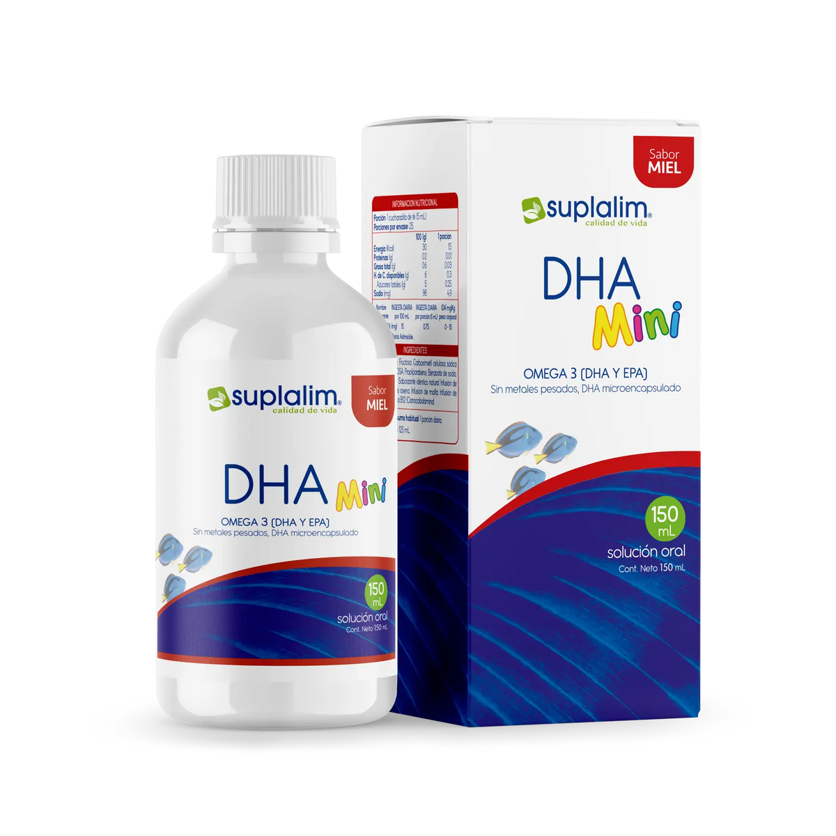 Jarabe DHA Mini para desarrollo cerebral infantil