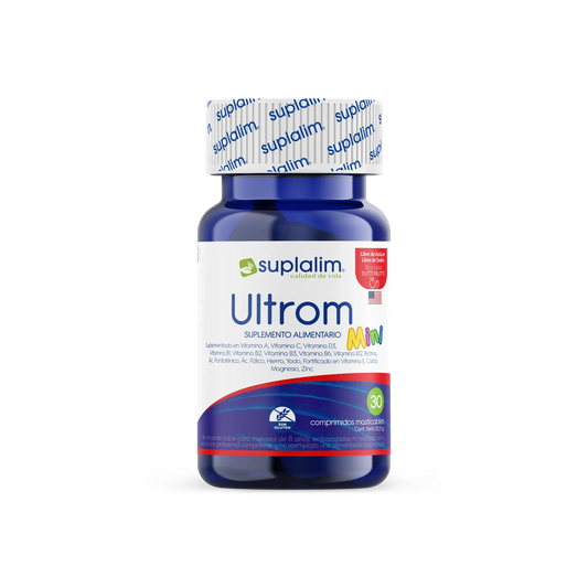 Ultrom Mini – Multivitamínico masticable para Niños con 23 Vitaminas