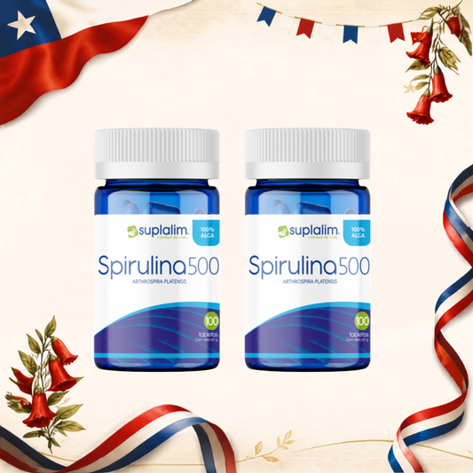 [Pack] - Spirulina 500 mg - Energía y nutrición natural