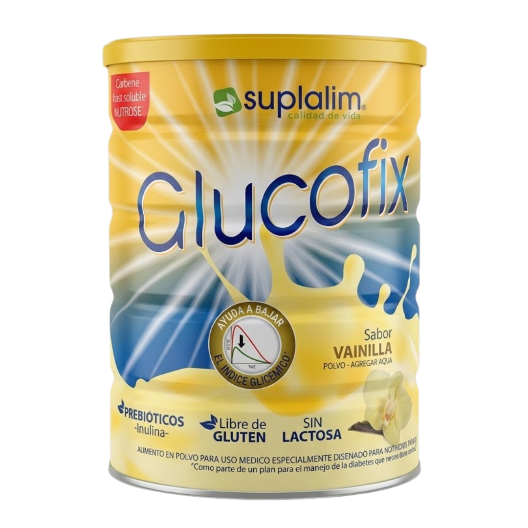 🥇 Glucofix® – Nutrición completa para el control de tu glucosa | Sabor Vainilla